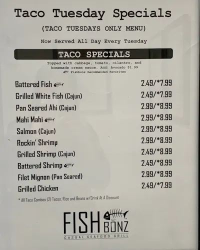 FishBonz Casual Seafood Grill