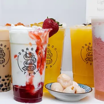 Dragon Tea & Mochi