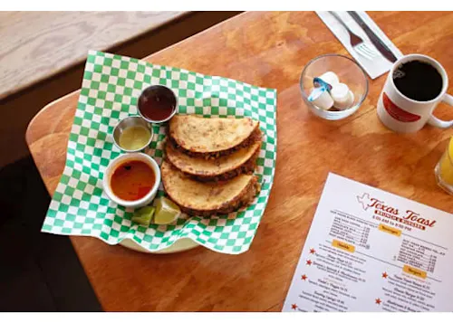 Texas Toast Breakfast and Burgers